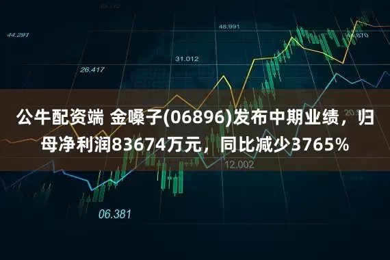 公牛配资端 金嗓子(06896)发布中期业绩，归母净利润83674万元，同比减少3765%