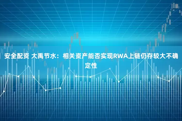 安全配资 大禹节水：相关资产能否实现RWA上链仍存较大不确定性